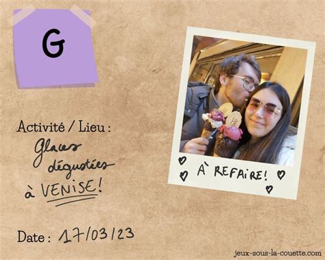 dejting ideer|Le date alphabet : le défi en couple pour des rendez。